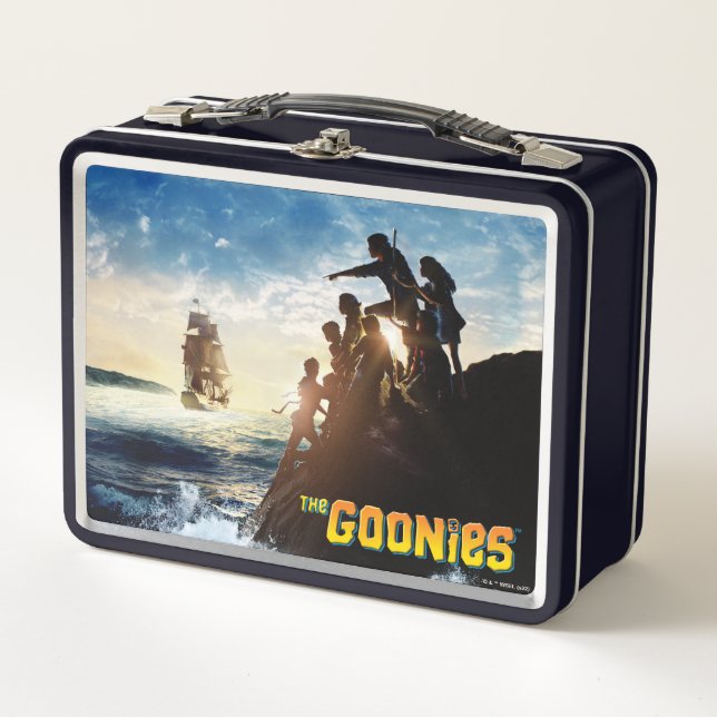 Die Goonies Pirate Schiff Theatrische Kunst Metall Brotdose (Vorderseite)