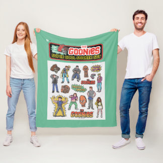 Die Goonies Retro Aufkleber Blatt Grafik Fleecedecke