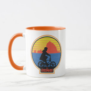 Die Goonies Retro Mikey Riding Bike Grafik Tasse