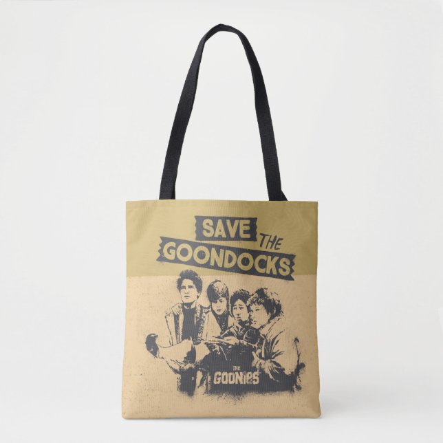 Die Goonies "Rettete die Ziegenanken" Tasche (Vorderseite)