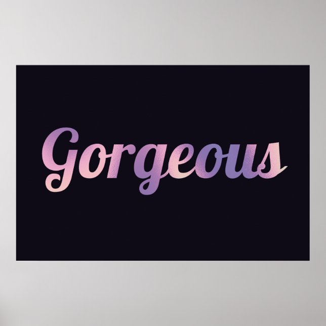 Die Gorgeous Edition Poster (Vorne)