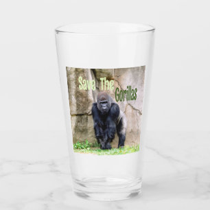 Die Gorillas gerettet Glas