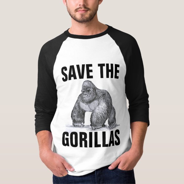 DIE GORILLAS-T - SHIRT gerettet (Vorderseite)