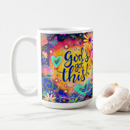 Die Got dieses Zitats durch hübsche Gottes Inspiri Kaffeetasse