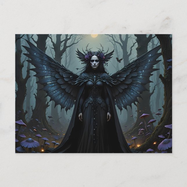 Die Goth-Fee Postkarte (Vorderseite)