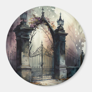 Die Gothic Cemetery Gate Serie Design 12 Magnet