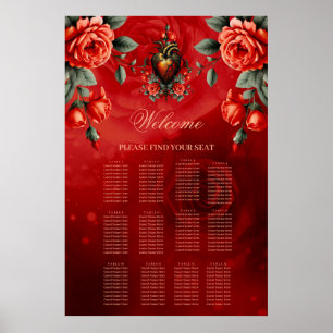 Die gotische Eleganz des Herzens Poster