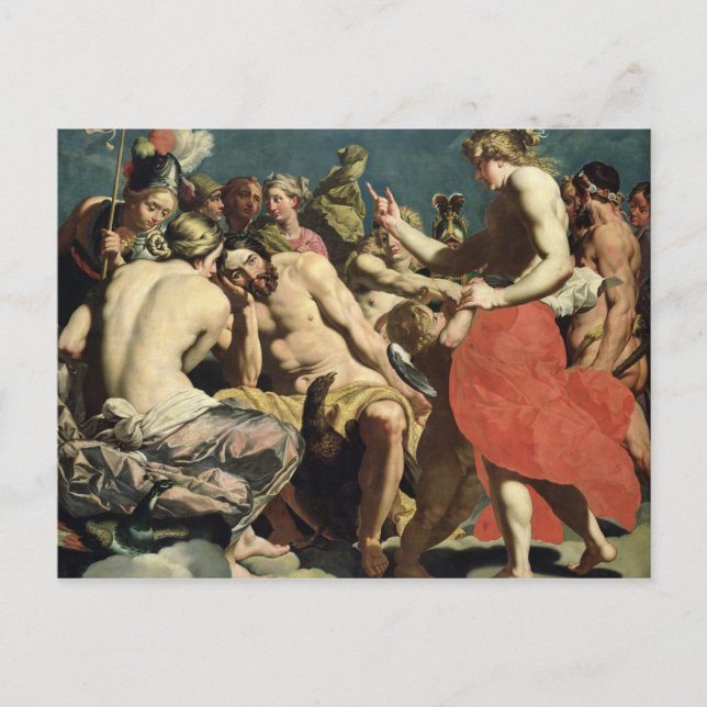 Die Götter von Olympus Postkarte (Vorderseite)