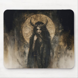 Die Göttin der Hexerei Triple Moon Goddess 5 Mousepad