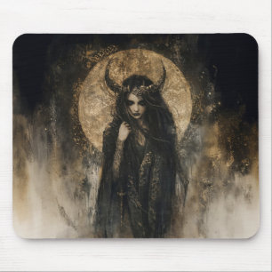 Die Göttin der Hexerei Triple Moon Goddess 5 Mousepad