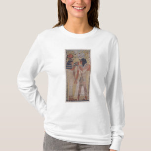Die Göttin Hathor, der den magischen Kragen setzt T-Shirt