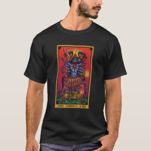 Die Göttin Kali Die Wilde Tarotkarte Hinduismus In T-Shirt