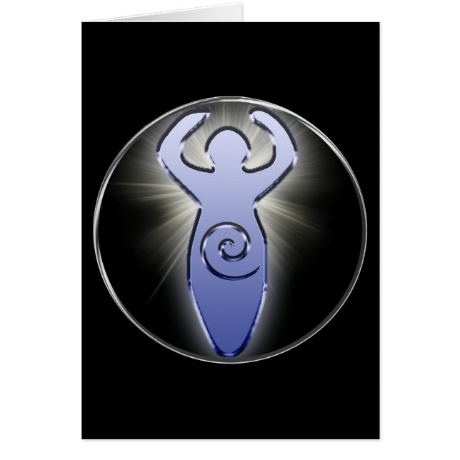 Die Göttin-Karte (Vorne)