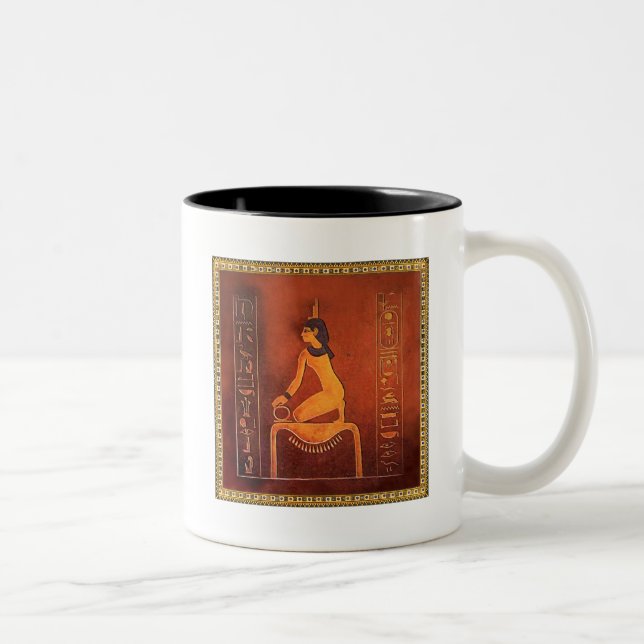 Die Göttin Zweifarbige Tasse (Rechts)