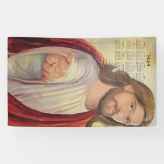Die göttliche Einladung: Jesus 2026 Kalender Banner