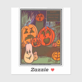 Die Gourds Halloween Custom Cut Aufkleber