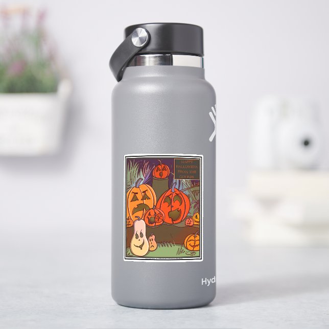 Die Gourds Halloween Custom Cut Aufkleber (HydroFlask)