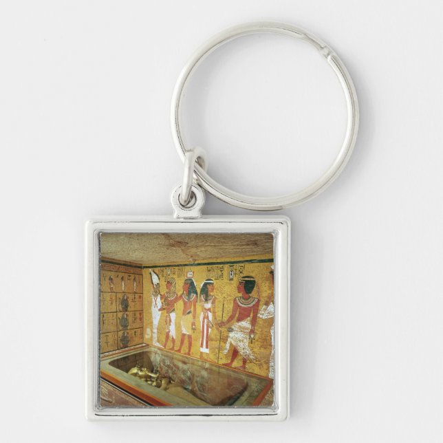 Die Grabkammer im Grab von Tutankhamun Schlüsselanhänger (Vorne)