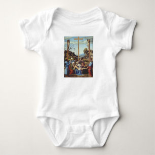 Die Grablegung Jesu Christi Heilige Ikone Kunst Baby Strampler