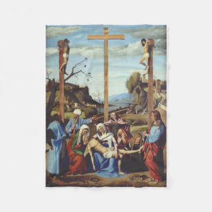 Die Grablegung Jesu Christi Heilige Ikonen Kunst Fleecedecke