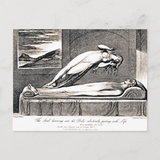 Die Grabpostkarte Postkarte (Vorderseite)