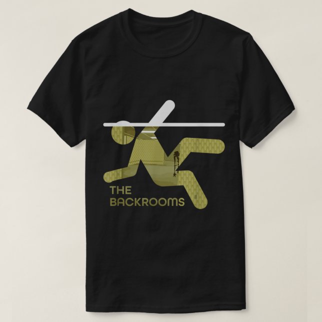 Die Grafik der Backrooms T-Shirt (Design vorne)
