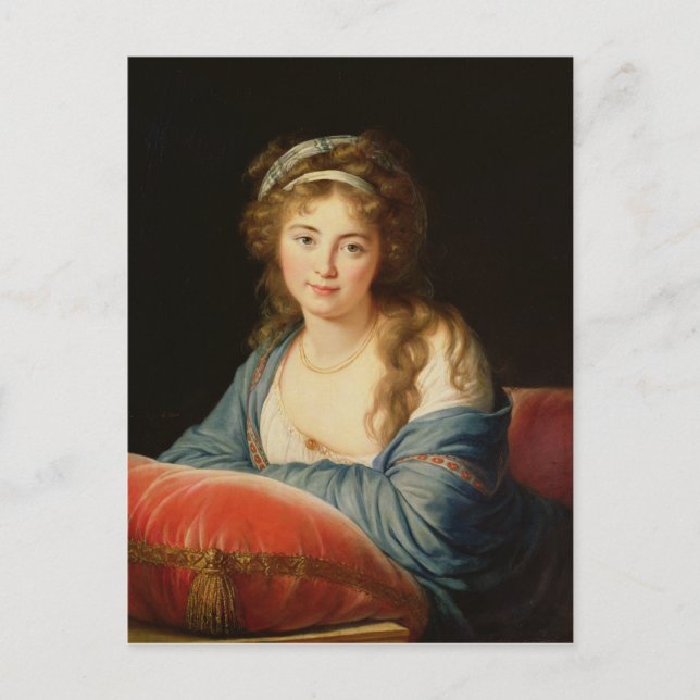 Die Gräfin Catherine Vassilievna Skavronskaia Postkarte (Vorderseite)
