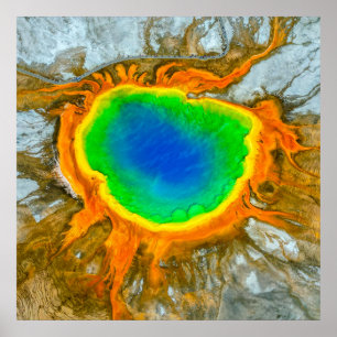 Die Grand Prismatic Spring Poster