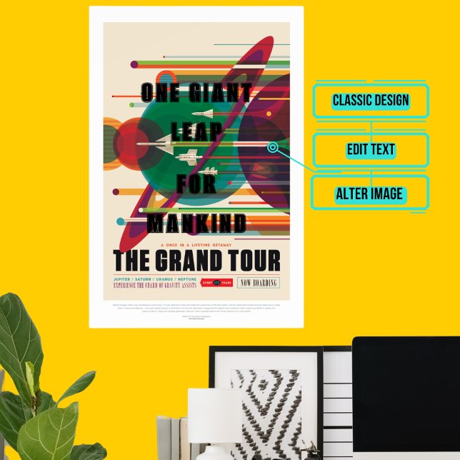 Die Grand Tour - Weltraumtourismus Poster (Please enjoy our design and see the others in the collection.)