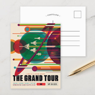 Die Grand Tour Zukunftsvisionen der NASA Postkarte