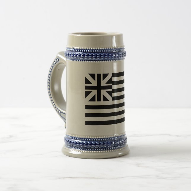 Die Grand Union Flag Bierglas (Vorderseite Links)