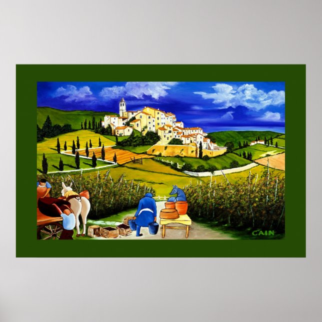 DIE GRAPEN HARVEST POSTER (Vorne)