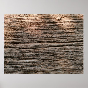 Die graue Rost an der Mauer abgeschieden. Rostmeta Poster