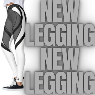 Die graue, schwarze Herzkunst Leggings