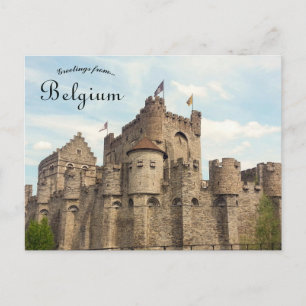 Die Gravensteen-Burg in Gent Belgien Postkarte