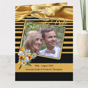 Die Great Gatsby Inspiration Save the Date Karte