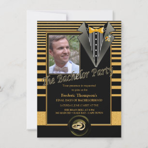 Die Great Gatsby-Junggesellen-Einladung