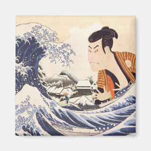Die Great Wave Ukiyoe Collagen Magnet