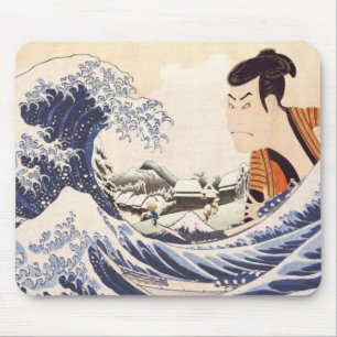 Die Great Wave Ukiyoe Collagen Mousepad