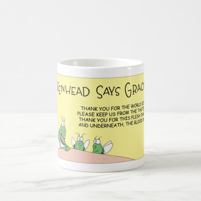 Die Greenhead Fliegenanmut Kaffeetasse (Mittel)