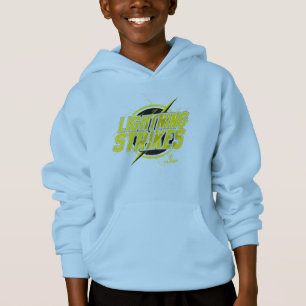 Die grelle "Blitzschlag-" Grafik Hoodie