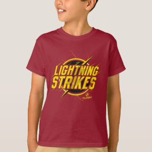 Die grelle   "Blitzschlag-" Grafik T-Shirt