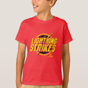 Die grelle "Blitzschlag-" Grafik T-Shirt
