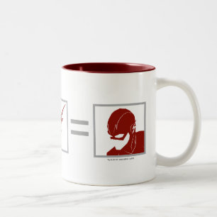 Die grelle   grelle Gleichung Zweifarbige Tasse