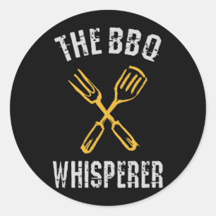 Die GRILLEN Whisperer Runder Aufkleber