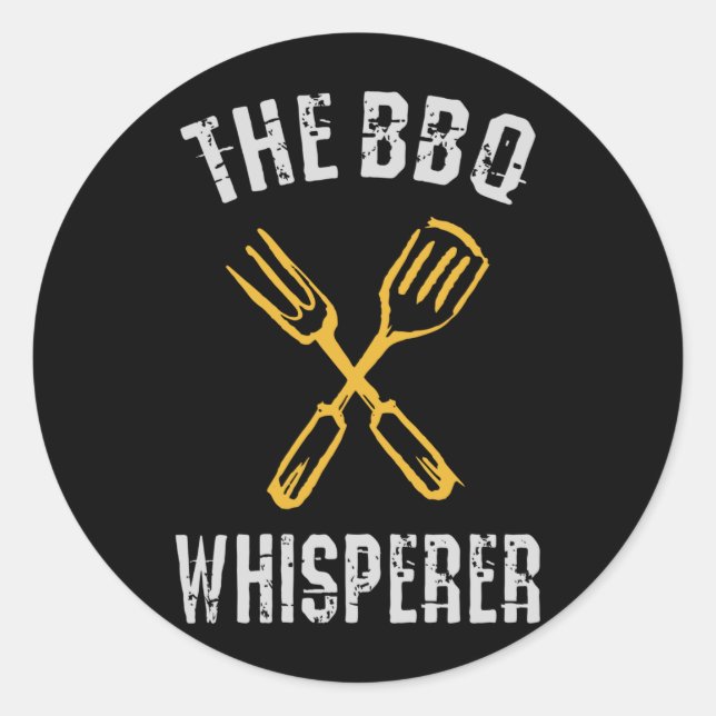 Die GRILLEN Whisperer Runder Aufkleber (Vorderseite)