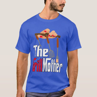 DIE GRILLMUTTER Lustige Grill BBQ Frauen Mama Mutt T-Shirt