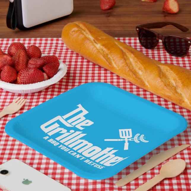 Die Grillmutter Pappteller (Picknick)