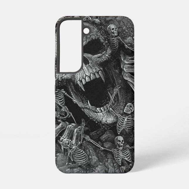 Die grimmige Schönheit, das Todesskelett Samsung Galaxy Hülle (Rückseite)