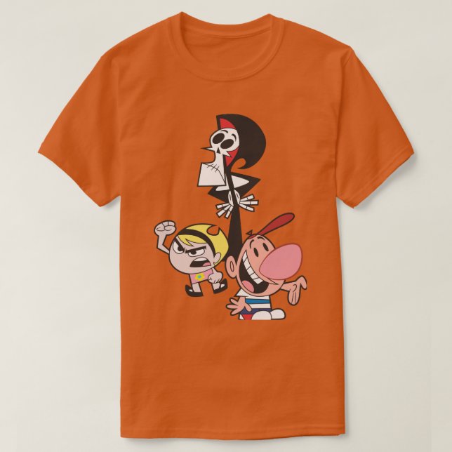 Die grimmigen Abenteuer von Billy und Mandy T-Shirt (Design vorne)